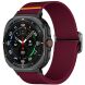 Ремешок Deexe Orbit Flex для Samsung Galaxy Watch Ultra (47mm) - Wine Red. Фото 2 из 5