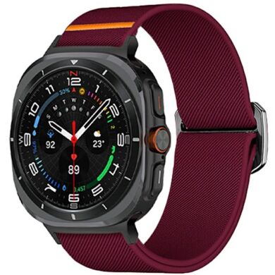 Ремешок Deexe Orbit Flex для Samsung Galaxy Watch Ultra (47mm) - Wine Red