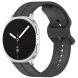 Ремешок KALEBOL Groove Design для Samsung Galaxy Watch 8 (40/44mm) / 8 Classic - Dark Grey. Фото 2 из 5