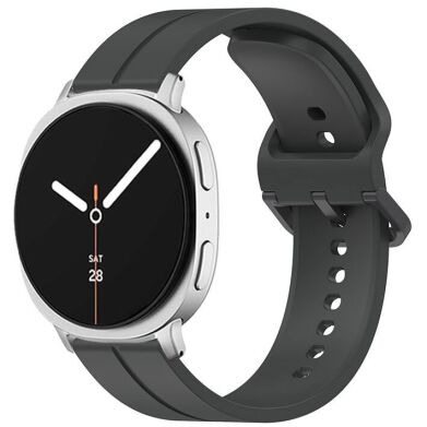 Ремешок KALEBOL Groove Design для Samsung Galaxy Watch 8 (40/44mm) / 8 Classic - Dark Grey
