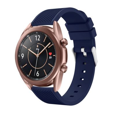 Ремешок UniCase Soft Line для Samsung Galaxy Watch 3 (41mm) - Midnight Blue