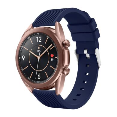 Ремінець UniCase Soft Line для Samsung Galaxy Watch 3 (41mm) - Midnight Blue