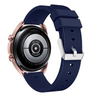 Ремешок UniCase Soft Line для Samsung Galaxy Watch 3 (41mm) - Midnight Blue