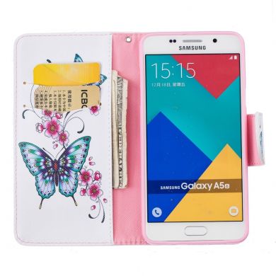 Чехол UniCase Color Wallet для Samsung Galaxy A5 2016 (A510) - Butterfly in Flowers B