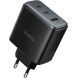 Сетевое зарядное устройство Hoco C160A GaN 65W + QC3.0 (2Type-C + USB) - Black. Фото 1 из 3