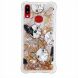 Силиконовая (TPU) накладка Deexe Fashion Glitter для Samsung Galaxy A10s (A107) - Dogs. Фото 2 из 7
