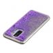 Силиконовая (TPU) накладка Deexe Fashion Glitter для Samsung Galaxy A6+ 2018 (A605) - Purple. Фото 4 из 7