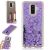 Силиконовая (TPU) накладка Deexe Fashion Glitter для Samsung Galaxy A6+ 2018 (A605) - Purple