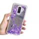 Силиконовая (TPU) накладка Deexe Fashion Glitter для Samsung Galaxy A6+ 2018 (A605) - Purple. Фото 6 из 7