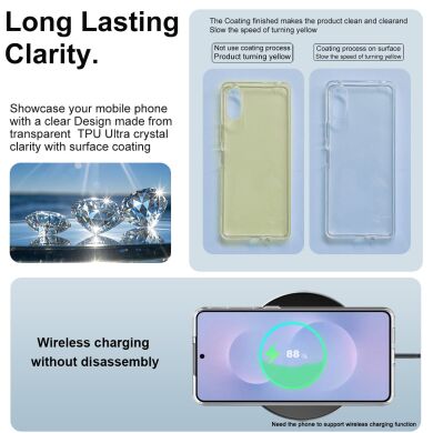 Силіконовий чохол IMAK UX-10 Series для Samsung Galaxy S25 Edge (S937) - Transparent