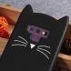 Силиконовый (TPU) чехол Deexe Cat 3D Series для Samsung Galaxy Note 9 (N960) - Black. Фото 3 из 7