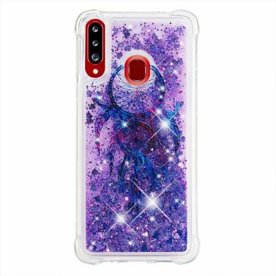 Силіконовий (TPU) чохол Deexe Fashion Glitter для Samsung Galaxy A20s (A207) - Dream Catcher