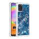 Силіконовий (TPU) чохол Deexe Liquid Glitter для Samsung Galaxy A31 (A315) - Dark Blue