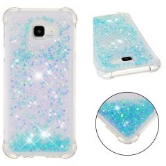 Силіконовий (TPU) чохол Deexe Liquid Glitter для Samsung Galaxy J4+ (J415), Baby Blue
