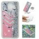 Силиконовый (TPU) чехол Deexe Liquid Glitter для Samsung Galaxy J6+ (J610) Marble Pattern