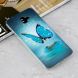 Силиконовый (TPU) чехол Deexe LumiCase для Samsung Galaxy J6+ (J610) - Blue Butterfly. Фото 4 из 6