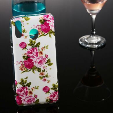 Силіконовий (TPU) чохол Deexe LumiCase для Samsung Galaxy M20 (M205) - Vivid Flowers