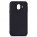 Силиконовый (TPU) чехол Deexe Matte Case для Samsung Galaxy J4 2018 (J400) - Black. Фото 2 из 7
