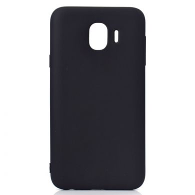Силиконовый (TPU) чехол Deexe Matte Case для Samsung Galaxy J4 2018 (J400) - Black