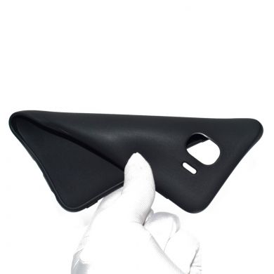 Силиконовый (TPU) чехол Deexe Matte Case для Samsung Galaxy J4 2018 (J400) - Black