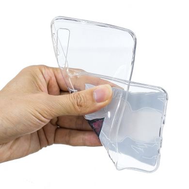 Силиконовый (TPU) чехол Deexe Pretty Glossy для Samsung Galaxy A7 2018 (A750) - Cute Cat