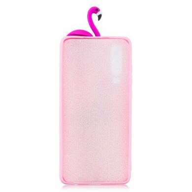 Силіконовий (TPU) чохол UniCase 3D Cartoon Pattern для Samsung Galaxy A70 (A705) - Flamingo