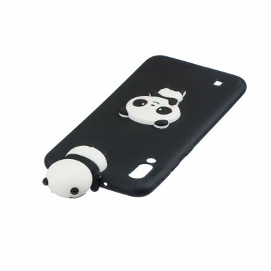 Силіконовий (TPU) чохол UniCase 3D Cartoon Pattern для Samsung Galaxy M10 (M105) - Black / Adorable Panda