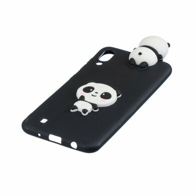 Силіконовий (TPU) чохол UniCase 3D Cartoon Pattern для Samsung Galaxy M10 (M105) - Black / Adorable Panda
