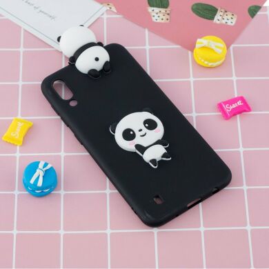 Силіконовий (TPU) чохол UniCase 3D Cartoon Pattern для Samsung Galaxy M10 (M105) - Black / Adorable Panda