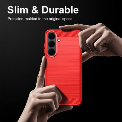 Силіконовий (TPU) чохол UniCase Carbon для Samsung Galaxy S26 FE - Black
