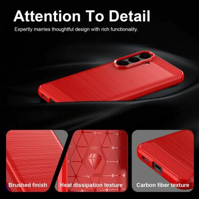 Силіконовий (TPU) чохол UniCase Carbon для Samsung Galaxy S26 FE - Black