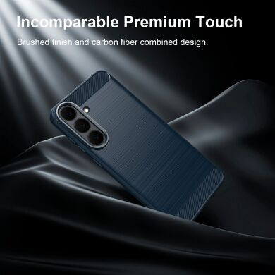 Силіконовий (TPU) чохол UniCase Carbon для Samsung Galaxy S26 FE - Black