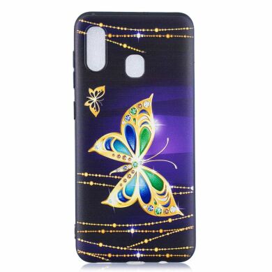 Силіконовий (TPU) чохол UniCase Color Style для Samsung Galaxy A30 (A305) - Shiny Butterfly