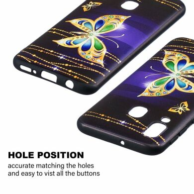 Силіконовий (TPU) чохол UniCase Color Style для Samsung Galaxy A40 (А405) - Diamante Butterfly