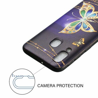 Силіконовий (TPU) чохол UniCase Color Style для Samsung Galaxy A40 (А405) - Diamante Butterfly