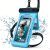 Влагозащитный чехол Deexe Aqua Shield для смартфонов диагональю до 7.5 дюймов - Blue