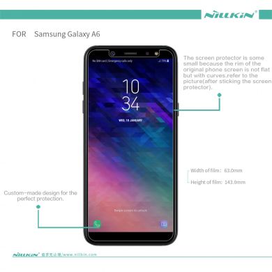 Защитная пленка NILLKIN Crystal для Samsung Galaxy A6 2018 (A600)