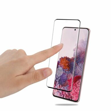 Захисне скло AMORUS 3D Full Glue для Samsung Galaxy S20 (G980) - Black