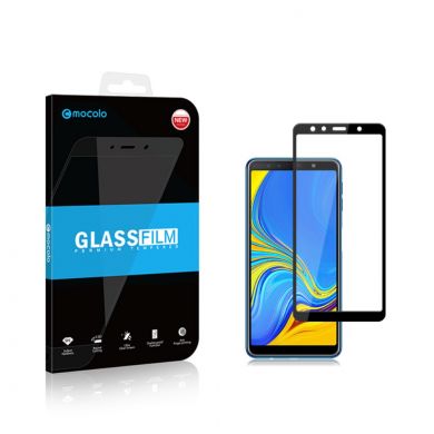 Защитное стекло MOCOLO 3D Silk Print для Samsung Galaxy A7 2018 (A750) - Black