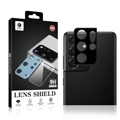 Захисне скло на камеру MOCOLO Black Camera Lens для Samsung Galaxy S21 Ultra (G998) - Black