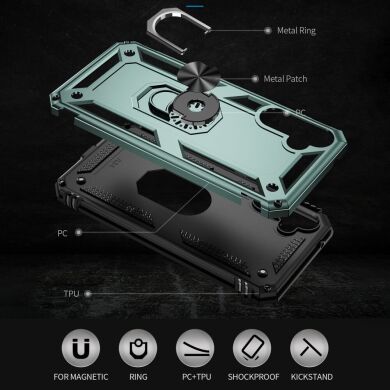 Защитный чехол Deexe Armor Case для Samsung Galaxy A34 (A346) - Black