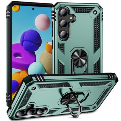 Защитный чехол Deexe Armor Case для Samsung Galaxy A55 (A556) - Blackish Green
