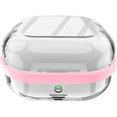 Защитный чехол Deexe Clear Guard для Samsung Galaxy Buds 4 / Buds 4 Pro - Transparent / Pink