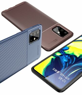 Захисний чохол Deexe Fusion для Samsung Galaxy A71 - Black