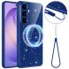 Защитный чехол Deexe Glitter Case with MagSafe для Samsung Galaxy A27 (A276) - Blue. Фото 1 из 8