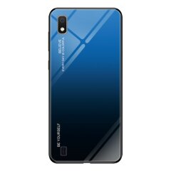 Защитный чехол Deexe Gradient Color для Samsung Galaxy A10 (A105) - Blue / Black