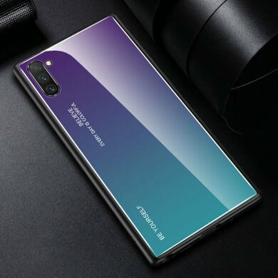 Захисний чохол Deexe Gradient Color для Samsung Galaxy Note 10 (N970) - Purple / Blue