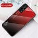 Захисний чохол Deexe Gradient Color для Samsung Galaxy S22 Plus - Black / Red