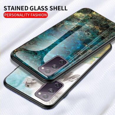 Защитный чехол Deexe Gradient Pattern для Samsung Galaxy S20 FE (G780) - Emerald
