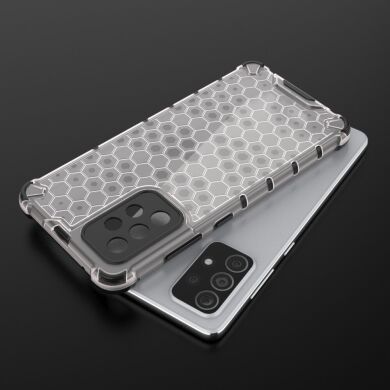Защитный чехол Deexe Honeycomb Series для Samsung Galaxy A52 (A525) / A52s (A528) - Grey